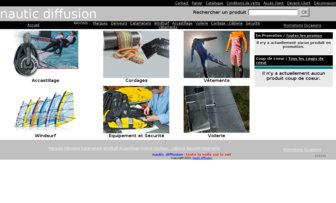 nautic-diffusion.fr website preview
