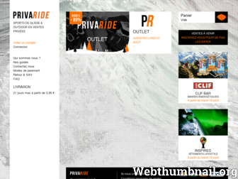 privaride.com website preview