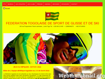 federation-ski-togo.com website preview