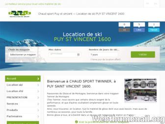 twinner-puy-saint-vincent.fr website preview