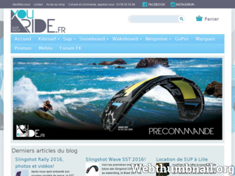 youride.fr website preview