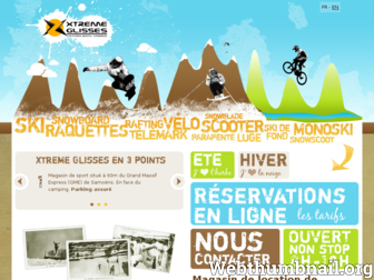 xtremeglisses-samoens.com website preview