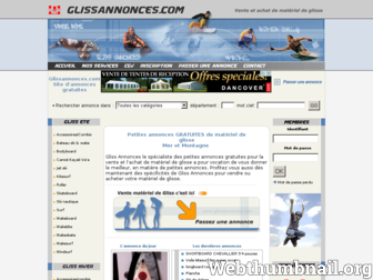 glissannonces.com website preview