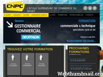 cnpc.fr website preview