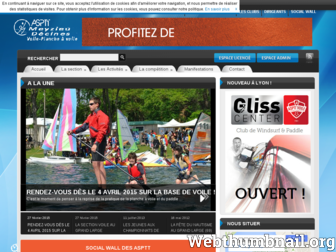 grand-lyon-planche-a-voile.asptt.com website preview