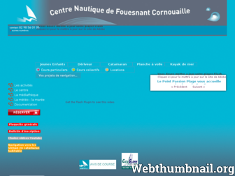 centre-nautique-fouesnant-cornouaille.com website preview