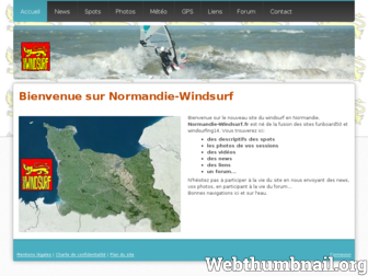 normandie-windsurf.fr website preview