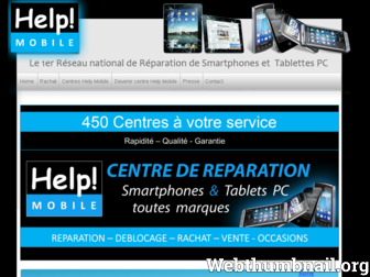 helpmobile.fr website preview