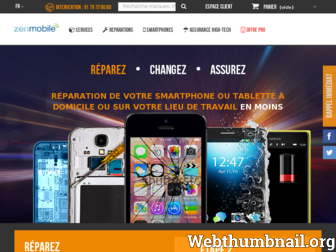 zenmobile.fr website preview