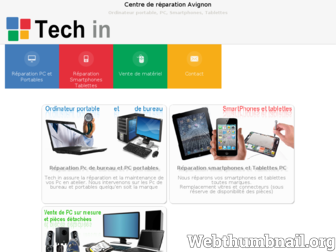 techin.fr website preview