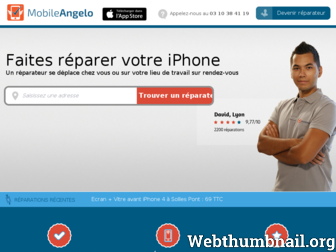 mobileangelo.fr website preview