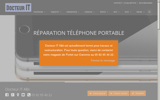 albi.docteur-it.com website preview