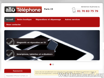 allo-telephone-paris19.fr website preview
