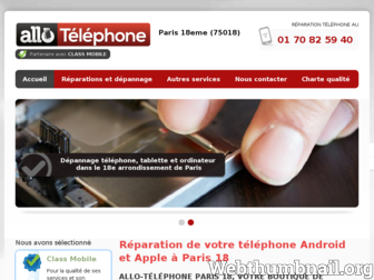 allo-telephone-paris18.fr website preview