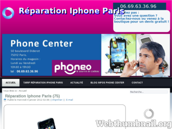 reparationiphoneparis-depannageiphone.com website preview