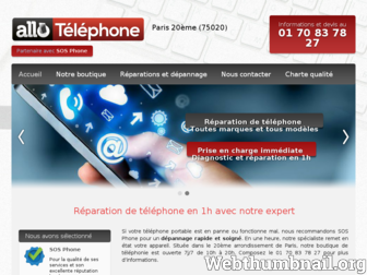 allo-telephone-paris20.fr website preview