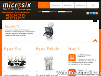 microsix.fr website preview