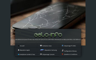 gelo-info.fr website preview