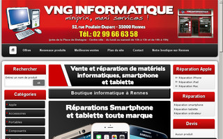 vng-informatique.com website preview