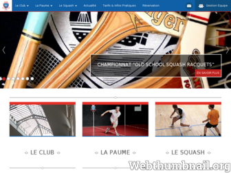 squashjeudepaume.com website preview