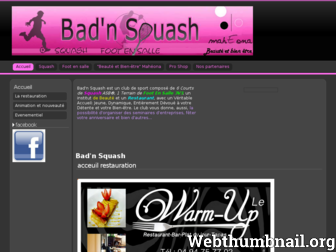 badnsquash.fr website preview
