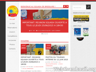 squash-bressuire.fr website preview
