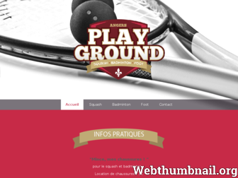 playground-angers.fr website preview