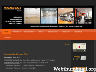 indoorclub.fr website preview