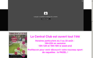 centralclub.fr website preview