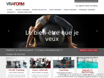 visaform.fr website preview