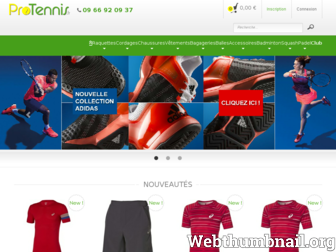 protennis.fr website preview