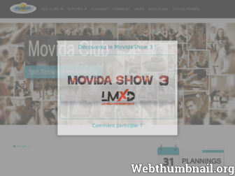 movidaclub.fr website preview