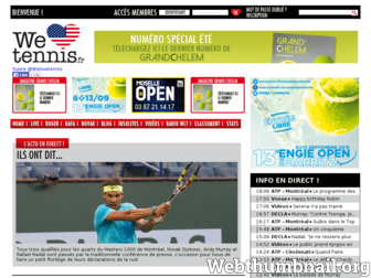 welovetennis.fr website preview