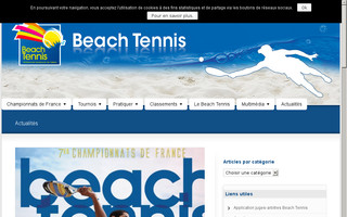 beachtennis.fft.fr website preview