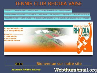 tennisclub-rhodiavaise.fr website preview