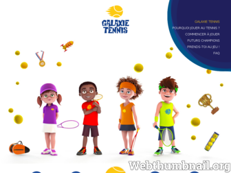 galaxietennis.fr website preview