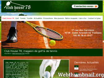 club-house-78.fr website preview