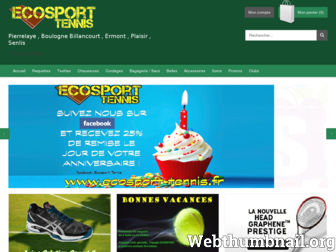 ecosport-tennis.fr website preview