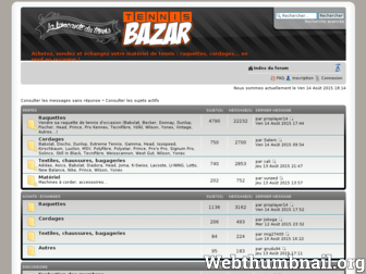 tennis.bazar.free.fr website preview