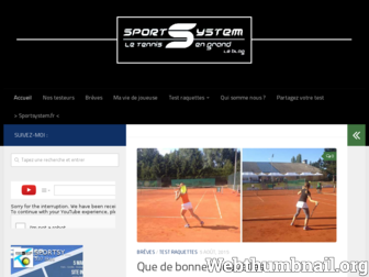 blog.sportsystem.fr website preview
