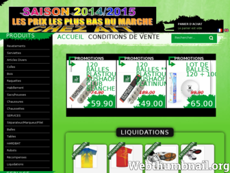 auvergne-tennis-de-table.com website preview