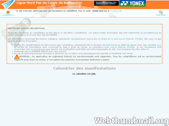 badminton5962.net website preview