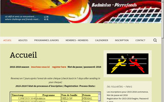 badminton-pierrefonds.com website preview
