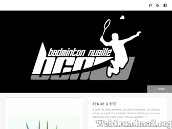 badminton-nuaille.com website preview