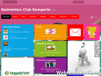 badminton-quimperle.com website preview