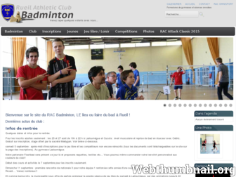 badminton-rueil-ac.org website preview