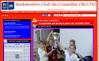 badminton-club-cruseilles.fr website preview