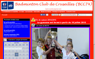 badminton-club-cruseilles.fr website preview