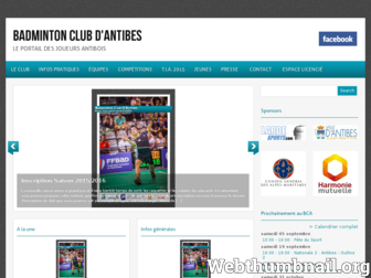 bcantibes.fr website preview