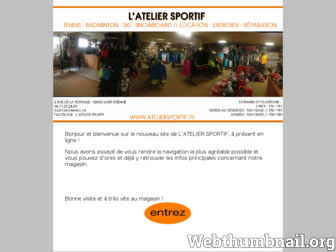 ateliersportif.fr website preview